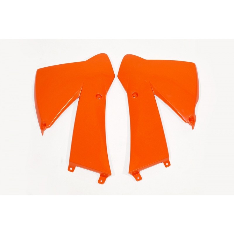 Ouïes de radiateur UFO orange KTM SX85 Ouïes de radiateur UFO orange KTM SX85
