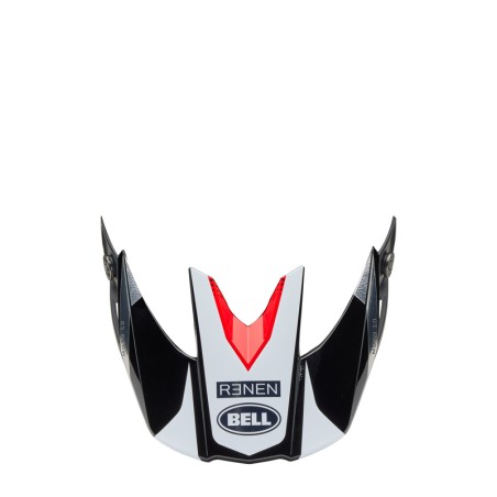 Visière BELL Moto-10 - Renen Raycon Matte Gloss Black/White