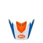 Visière BELL Moto-9S Flex - Merchant Orange/Blue Visière BELL Moto-9S Flex - Merchant Orange/Blue