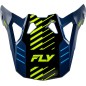 Visière FLY RACING Formula CP Slice - navy/Hi-Vis/blanc