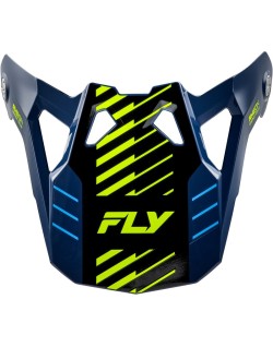 Visière FLY RACING Formula CP Slice - navy/Hi-Vis/blanc