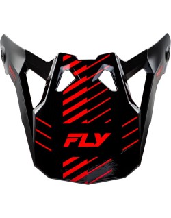 Visière FLY RACING Formula CP Slice - gris/rouge/noir