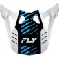 Visière FLY RACING Formula CP Slice - blanc/rouge/cyan