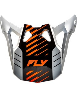 Visière FLY RACING Formula CP Slice - gris/orange/noir