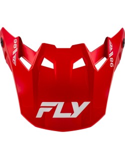 Visière FLY RACING Formula CC Objective - rouge/blanc