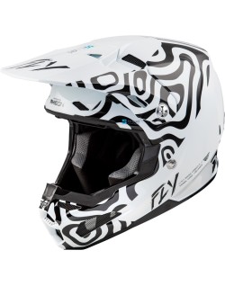 Visière FLY RACING Formula S Carbon Protocol - noir carbone/gris/Hi-Vis
