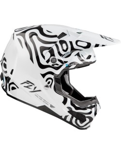 Visière FLY RACING Formula S Carbon Protocol - noir carbone/gris/Hi-Vis