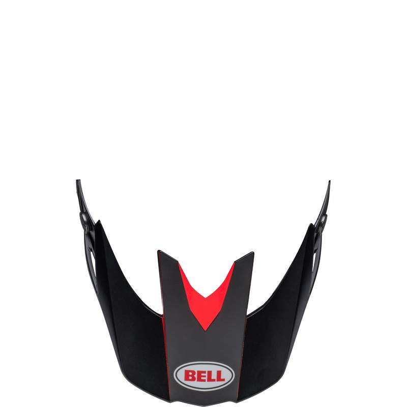 Visière BELL Moto-10 - Satin/Gloss Black/Red Visière BELL Moto-10 - Satin/Gloss Black/Red
