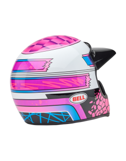 Casque BELL Moto-3 - Deathspray Gloss Pink Purple