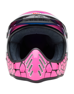 Casque BELL Moto-3 - Deathspray Gloss Pink Purple
