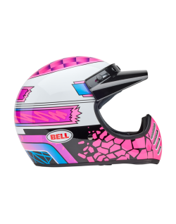 Casque BELL Moto-3 - Deathspray Gloss Pink Purple