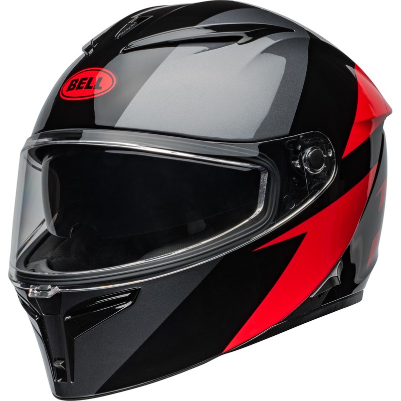 Casque BELL Lithium - Shear Gloss Metallic Gray/Red Casque BELL Lithium - Shear Gloss Metallic Gray/Red