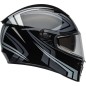 Casque BELL Lithium - Jetstream Gloss Black/Silver Casque BELL Lithium - Jetstream Gloss Black/Silver