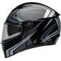 Casque BELL Lithium - Jetstream Gloss Black/Silver Casque BELL Lithium - Jetstream Gloss Black/Silver