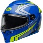 Casque BELL Lithium - Jetstream Gloss Blue/Retina Casque BELL Lithium - Jetstream Gloss Blue/Retina
