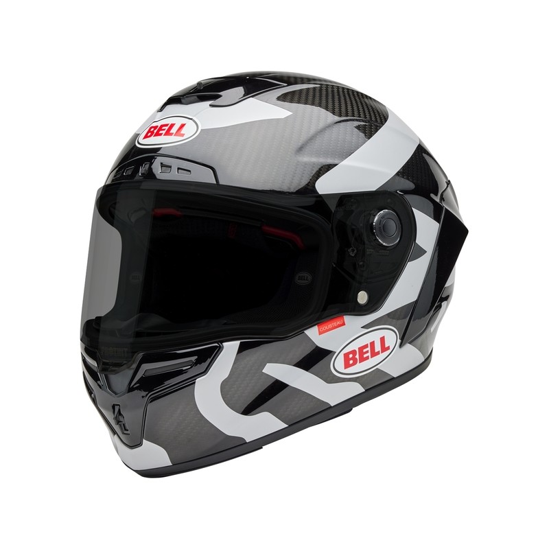 Casque BELL Race Star DLX - Hello Cousteau Equidae Matte Gloss Black/Gray Casque BELL Race Star DLX - Hello Cousteau Equidae Matte Gloss Black/Gray