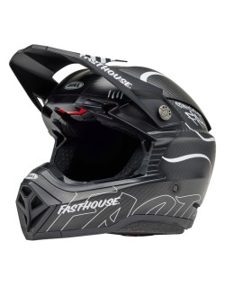 Casque BELL Moto-10 Spherical Mips - Fasthouse Raven Matte Black/White