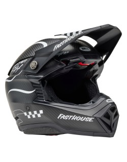Casque BELL Moto-10 Spherical Mips - Fasthouse Raven Matte Black/White