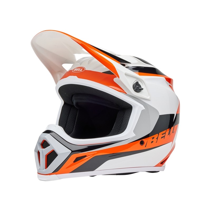 Casque BELL MX-9 Mips - Rift Gloss Orange/White Casque BELL MX-9 Mips - Rift Gloss Orange/White