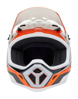 Casque BELL MX-9 Mips - Rift Gloss Orange/White