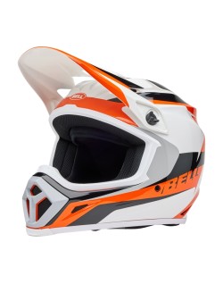 Casque BELL MX-9 Mips - Rift Gloss Orange/White