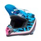 Casque BELL MX-9 Mips - Breakdance Gloss Blue/Pink