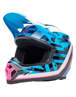Casque BELL MX-9 Mips - Breakdance Gloss Blue/Pink
