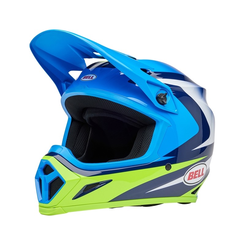 Casque BELL MX-9 Mips - Jackal Gloss Blue/Hi-Viz Yellow Casque BELL MX-9 Mips - Jackal Gloss Blue/Hi-Viz Yellow