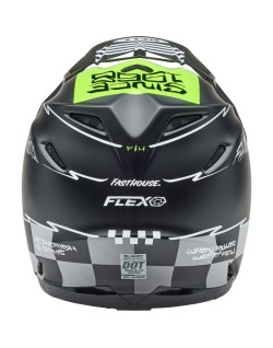 Casque BELL Moto-9S Flex - Fasthouse Smoke Bomb Matte Gloss Black/HiViz Yellow