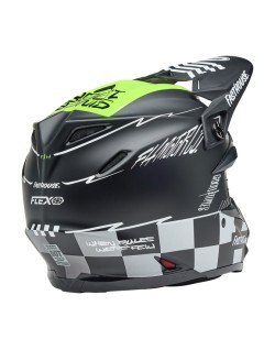 Casque BELL Moto-9S Flex - Fasthouse Smoke Bomb Matte Gloss Black/HiViz Yellow