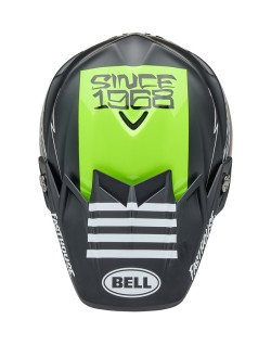 Casque BELL Moto-9S Flex - Fasthouse Smoke Bomb Matte Gloss Black/HiViz Yellow