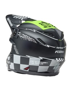 Casque BELL Moto-9S Flex - Fasthouse Smoke Bomb Matte Gloss Black/HiViz Yellow