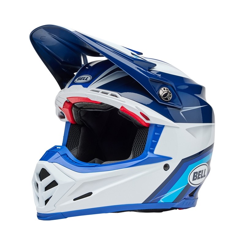 Casque BELL Moto-9S Flex - Merchant Gloss Blues Casque BELL Moto-9S Flex - Merchant Gloss Blues