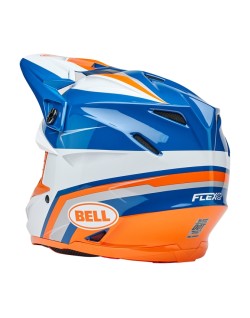 Casque BELL Moto-9S Flex - Merchant Gloss Orange/Blue