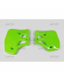 Ouïes de radiateur UFO vert Kawasaki KX250/500