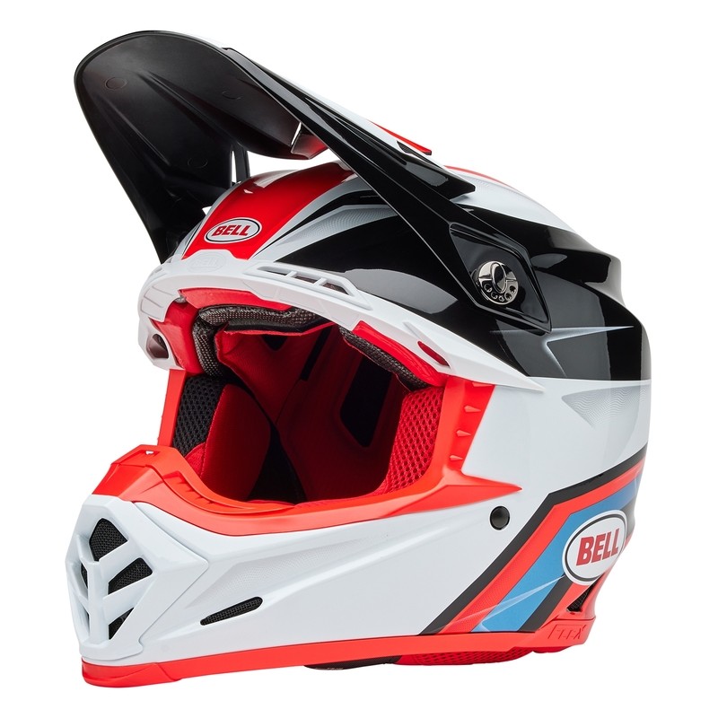 Casque BELL Moto-9S Flex - Merchant Gloss Red/Black Casque BELL Moto-9S Flex - Merchant Gloss Red/Black
