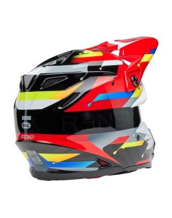 Casque BELL Moto-9S Flex - Renen Nova Gloss Black/Red