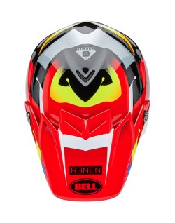 Casque BELL Moto-9S Flex - Renen Nova Gloss Black/Red