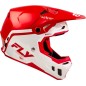 Casque FLY RACING Formula CC Objective - rouge/blanc