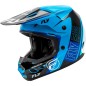 Casque FLY RACING Kinetic Rally - bleu/noir/blanc Casque FLY RACING Kinetic Rally - bleu/noir/blanc