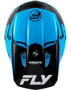 Casque FLY RACING Kinetic Rally - bleu/noir/blanc
