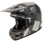 Casque FLY RACING Kinetic Rally - gris matte/noir/blanc Casque FLY RACING Kinetic Rally - gris matte/noir/blanc