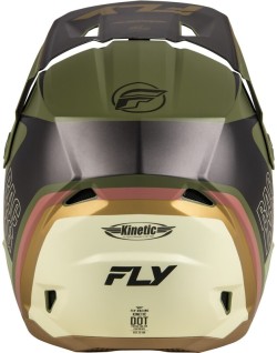 Casque FLY RACING Kinetic Rally - Matte Moss Grey/Khaki/Off-White