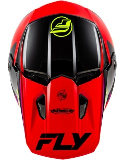 Casque FLY RACING Kinetic Rally - rouge/noir/blanc
