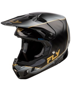 Casque FLY RACING Formula CC L.E. Underglow - noir/gris/or
