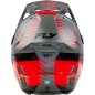 Casque FLY RACING Formula CP Slice - gris/rouge/noir
