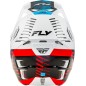 Casque FLY RACING Formula CP Slice - blanc/rouge/cyan