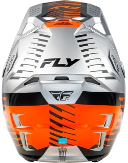Casque FLY RACING Formula CP Slice - gris/orange/noir
