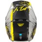 Casque FLY RACING Formula CP Manic - gris matte/noir/jaune