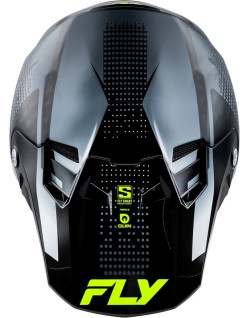 Casque FLY RACING Formula S Carbon Protocol - noir carbone/gris/Hi-Vis